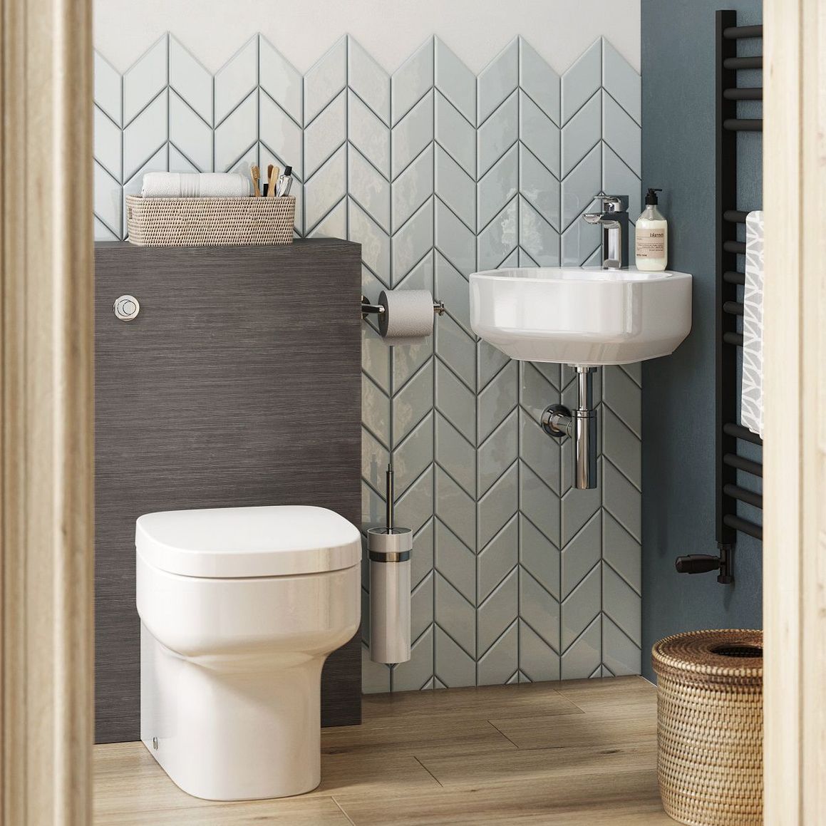 Crosswater cloakroom, Style Bathrooms Grimsby