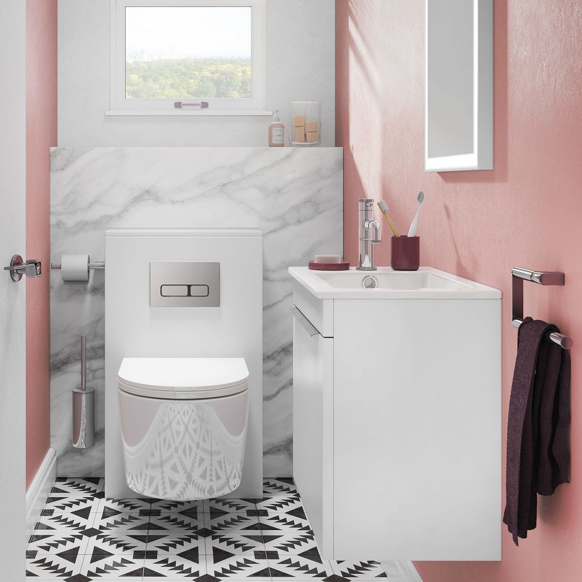 Crosswater cloakroom, Style Bathrooms Grimsby